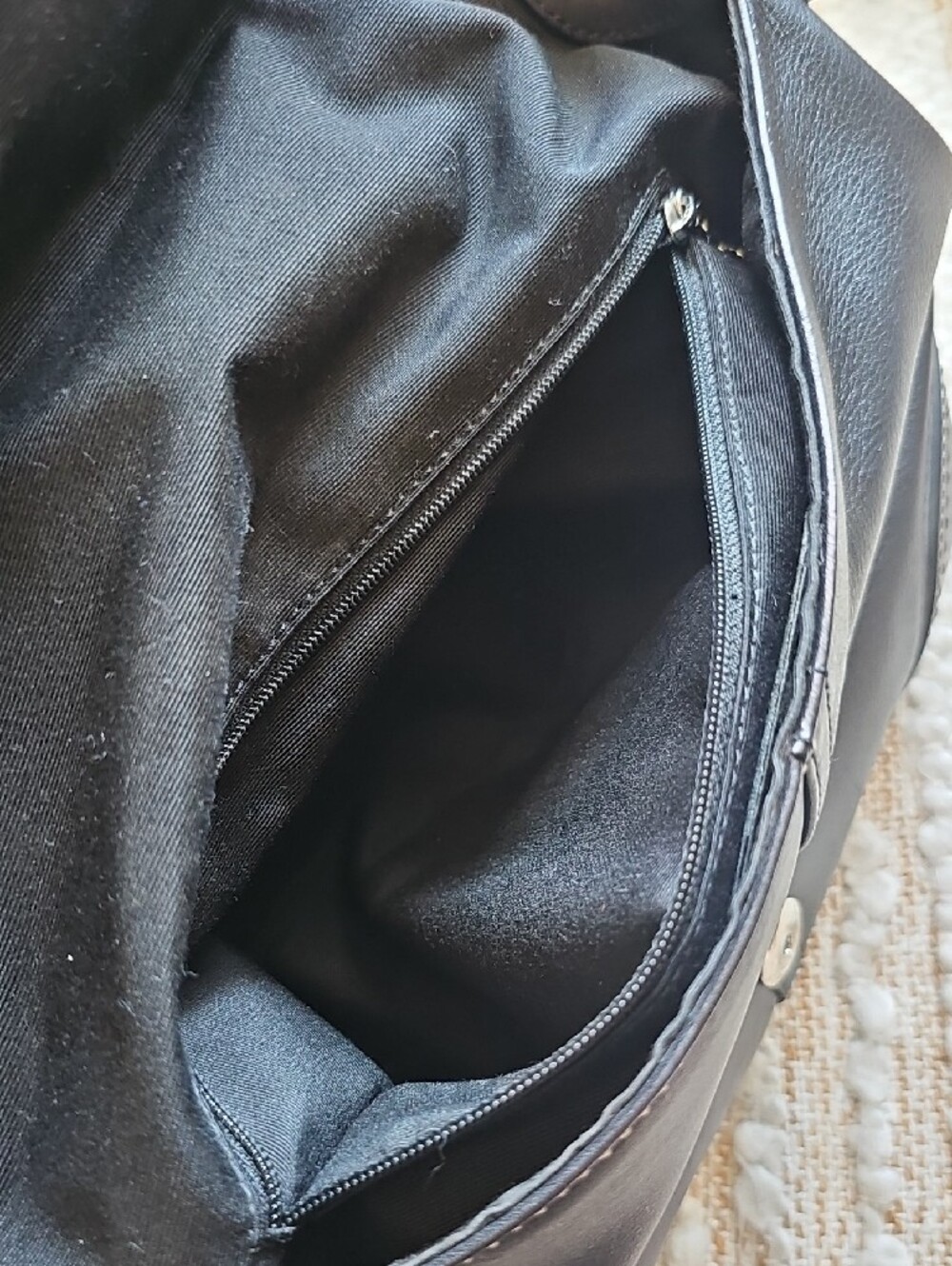 Vintage Coach Hamptons Leather Buckle Flap Shoulder Bag - Picture 6 of 10